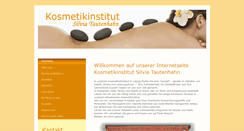Desktop Screenshot of kosmetikinstitut-silvia.de